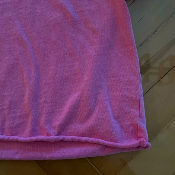 Zara Tops Zara Crop Top Tshirt Bubblegum Pink Pastel Pink Poshmark